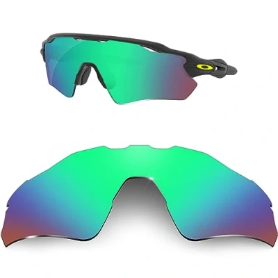 Image of HiCycle2 Polarized Replacement Lenses fit for Oakley Radar EV Path Sunglasses (Green)