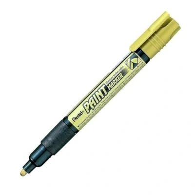 Image of Pentel Gold Permanent Paint Marker mmp10 (Pack of 3