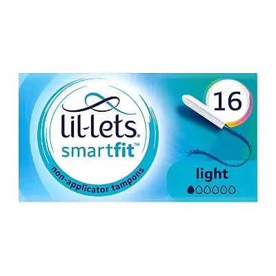 Image of Lil Lets Non Applicator Tampons Lite 16 Pack