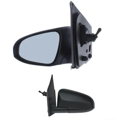 Image of Complete Wing Mirror Unit Fits Citroen C1 2014 to 2024, Cable Control Left Passenger Side