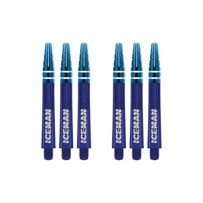 Image of RED DRAGON Gerwyn Price Nitrotech Blue with a Top Medium Dart shafts 2 sets per pack (6 in total)
