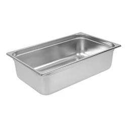 Image of Matfer Bourgeat Stainless Steel 1/1 Gastronorm Tray 150mm