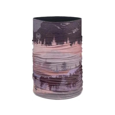 Image of Buff Polar Reversible Fashion Scarf, Rosewood, OneSize
