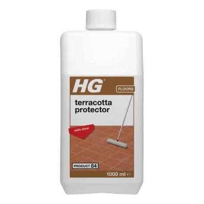Image of HG Terracotta Floor Protector 84, Shine &amp; Seal Polish, Barrier Protection Guard Layer for Natural Stone, Concentrated Mopping Cleaner with Fresh Scent 1 Litre (192100106)