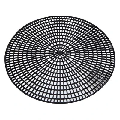 Image of We Can Source It Ltd Anti Skid 14.1&quot; Mat To Fit 16&quot; Round Trays Restaurant Catering Bar Waiters Tray