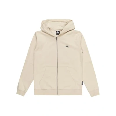Image of Quiksilver Long Sleeve Pullover Hoodie BASIC HOOD ZIP Youth White 16