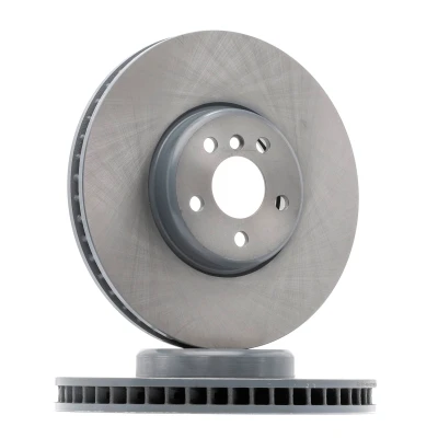 Image of 43516WAA01 Brake disc FEBI BILSTEIN 171454 Front Axle Left 348mm 36mm 5 Hole 112mm internally vented Coated High carbon BMW: 3 Saloon, X3, 7