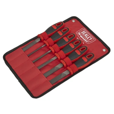 Image of Sealey Premier Engineer&#039;s File Set 6pc 150mm