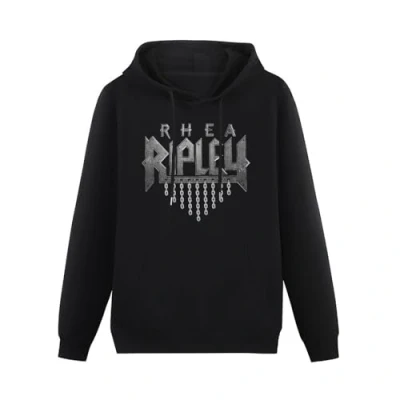 Image of BLUE CAPTAIN Rhea Ripley Nxt Wrestling Hoodies Hooded Long Sleeve Pullover Sweatshirts for Men Black XL