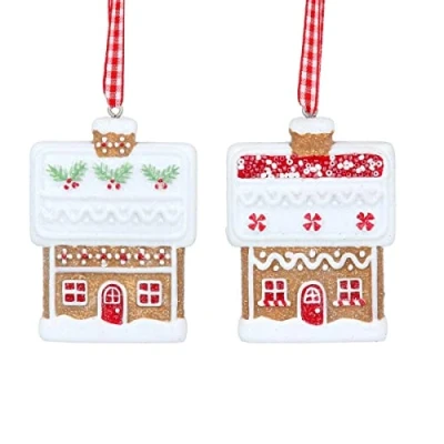 Image of Gisela Graham Gingerbread House x2