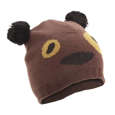Image of Floso® Childrens/Kids Unisex Animal Design Winter Beanie Hat (Tiger, Panda, Bear, Dog) (One Size) (Dog)
