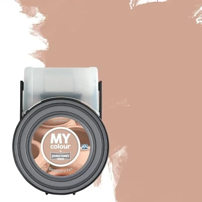 Image of MY Colour by Johnstone&#039;s Tester Pot Luxurious Durable Matt Sombrero Tan 55ml