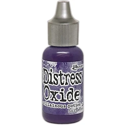 Image of Ranger Tim Holtz Distress Oxide Reinker Villainous Potion, Purple, 0.5 oz