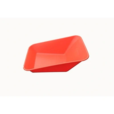 Image of KetoPlastics WHEEL BARROW ORANGE REPLACEMENT PLASTIC BODY 85 LITRE/NO HOLES MADE IN UK