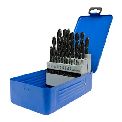 Image of UK Drills HSS Drill Bit Set 29 from 1/16 to 1/2 for Steel Wood Plastic Drilling