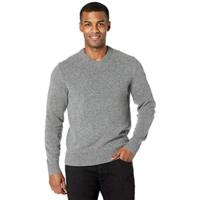 Image of Fjallraven Övik V Neck Sweater M Sweatshirt Grey, Small