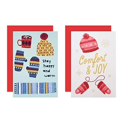 Image of Hallmark Charity Christmas Cards, 2 Quirky Designs, Pack of 12, 25559885