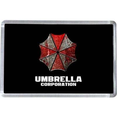 Image of Resident Evil Umbrella Logo Fridge Magnet 5 x 7.5 cm