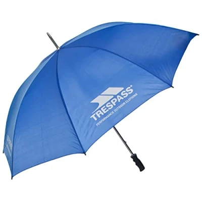 Image of Trespass Umbrella, Blue, Golf Umbrella with Sleeve, Blue