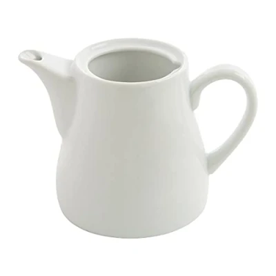 Image of Olympia Whiteware Teapots 483Ml 17Oz Porcelain Infuser Innovative Design 4pc