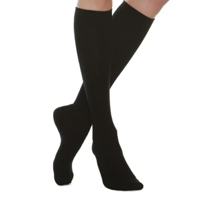 Image of Relaxsan 811W (Black 2 S) Compression Socks for Women and Men, Wool Cashmere Thermal Socks, Made in Italy