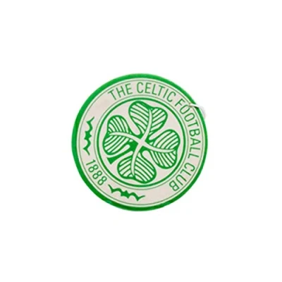 Image of Celtic Official Crest Air Freshener (One Size) (White/Green)