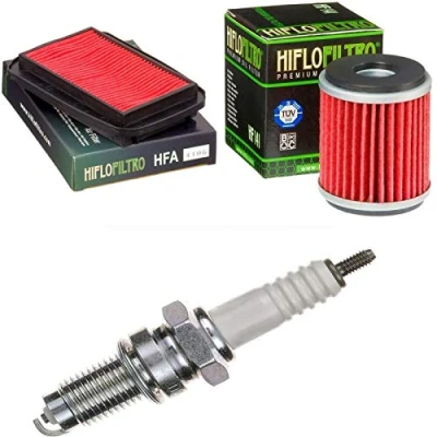 Image of Air Filter Oil Spark Plug for MT 125 A ABS Year of Manufacture 2015 2017 Service Kit Maintenance
