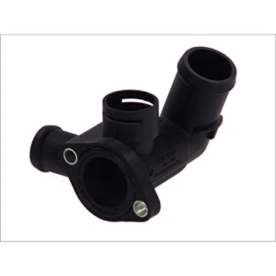 Image of 028121132C Coolant Flange TOPRAN 108 192 Plastic Front, Cylinder Head with seal ring VOLKSWAGEN: Polo III Hatchback, Lupo / 3L