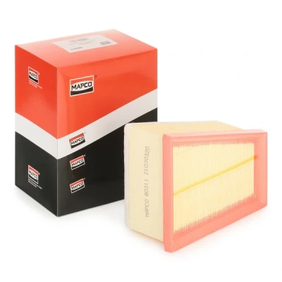 Image of 1654600Q3G, 1654600QAA, 1654600QAU Air Filter MAPCO 60311 78mm 142mm 176mm tetragonal Insert RENAULT: CLIO 2, TRAFIC 2 Kasten, MEGANE