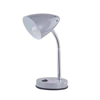 Image of Innoteck DS 1044 Coloured Adjustable Flexi Desk Lamp, Metal, Grey