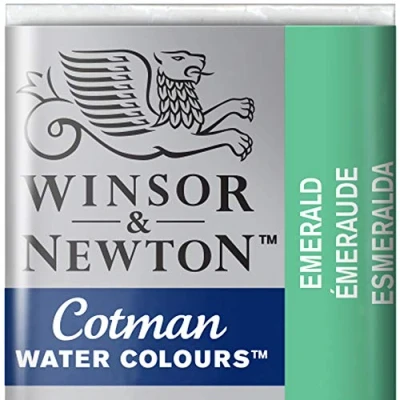 Image of Winsor and Newton Cotman Half Pan Emerald
