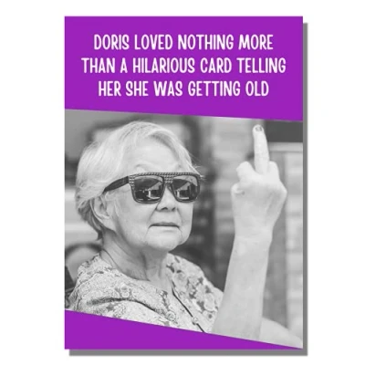 Image of Funny Birthday Card For Wife, Girlfriend, Her, Mum, Women, Friend