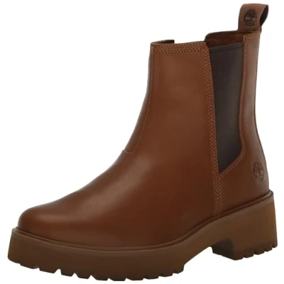 Image of Timberland Women&#039;s Carnaby Cool Chelsea Boot, Saddle, 7 UK