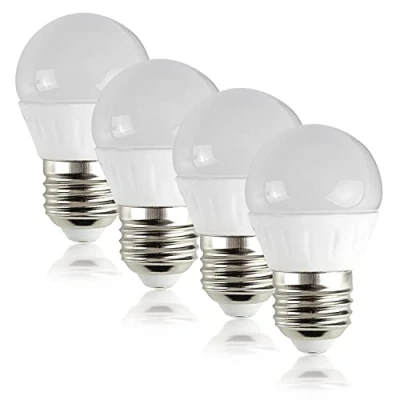 Image of MiniSun Pack of 4 4w LED ES E27 Golfball Energy Saving Long Life Light Bulbs [2700K Warm White]