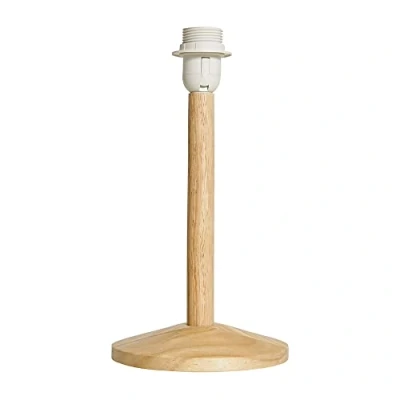 Image of MiniSun Single Stem Natural Light Wood Table Lamp Base