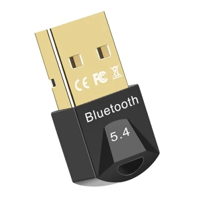 Image of iLamvie Bluetooth 5.4 adapter, stick, adapter dongle, stick for PC, low latency, plug and play, suitable Windows 7/10/8.1/11 (black)