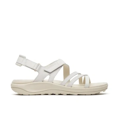Image of Merrell Women&#039;s Harbor Backstrap Sandal, White, 6 UK