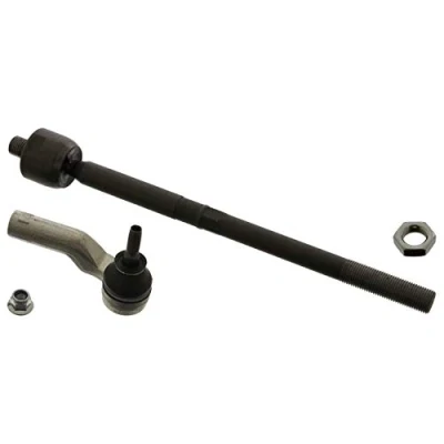 Image of 1714484, 1714484S2, 1715414, 1715414S2, 1780104 Tie Rod FEBI BILSTEIN 43526 Front Axle Right with lock nuts without taper plug FORD: KUGA 2