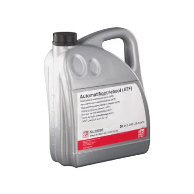Image of 02JDE26444, 02JDE26444S1, JDE26444 Automatic Transmission Fluid FEBI BILSTEIN 39096 ATF III 5l green BMW: 3 Saloon, 5 Touring