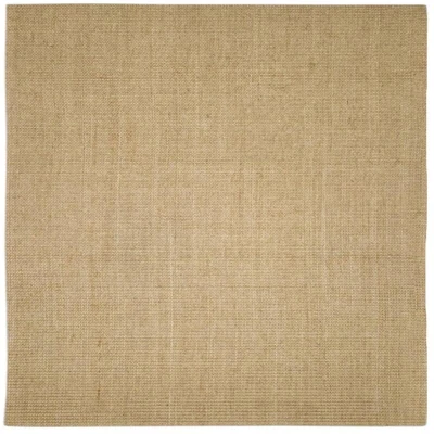 Image of vidaXL Sisal Rug Cat Scratching Mat Non Slip, Durable 100% Carpet Area, Easy to Maintain, Perfect for Furniture Cover, 100x100cm