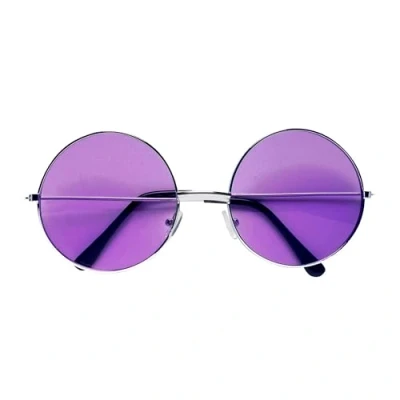Image of W Widmann MILANO Party Fashion 68619 70s Glasses, Solid, Purple, Standard Size