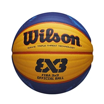 Image of Wilson 3x3 Fiba Basketball, Unisex Adult, Yellow, 6