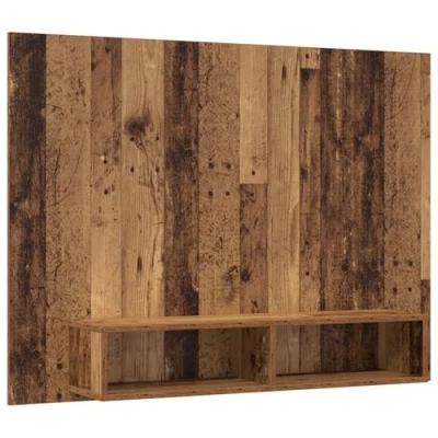 Image of vidaXL Wall TV Cabinet Old wood Engineered
