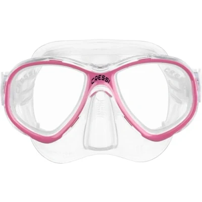 Image of Cressi Perla Jr Snorkelling &amp; Apnea Maske, Transparent/Blau, Einheitsgröße, Junior Unisex