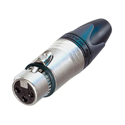 Image of Neutrik NC3FXX EMC Female 3 Pin XLR Line Connector With LC Filter
