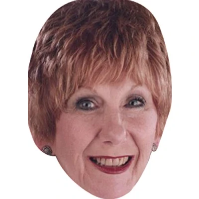 Image of FoxyPrinting Madge Ramsey Neighbour Celebrity Cardboard Party Face Mask Fancy Dress