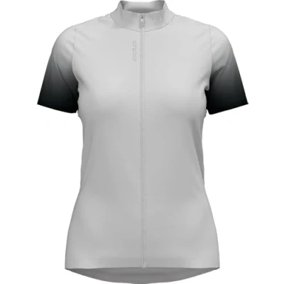 Image of ODLO Women&#039;s Essentials Short Sleeve Cycling Jersey Shirt White