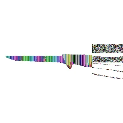 Image of Starrett Professional Stainless Steel Chefs Kitchen Boning Knives 8 inch (200mm), Black