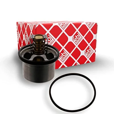 Image of 0008125491, 0099431512, 099431512 Engine thermostat FEBI BILSTEIN 11495 86C with seal ring