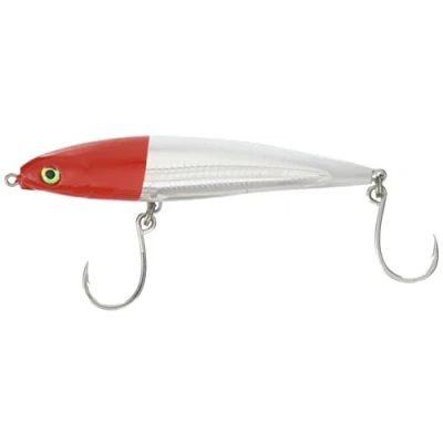 Image of Rapala X Rap Long Cast Shallow Lure with Two No. 3/0 Hooks, 0.3 0.6 m Swimming Depth, 12 cm Size, Red Head